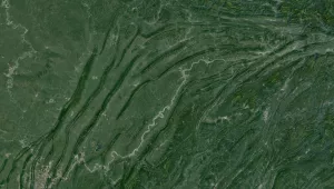 A view of the Yangtze River near Chongqing city.