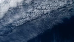 Clouds in a blue sky