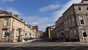West George Street in Glasgow during coronavirus lockdown.
