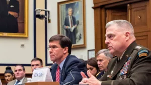 U.S. Defense Secretary Mark Esper and Chairman of the Joint Chiefs of Staff Mark A. Milley 