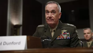 Gen. Joseph Dunford prepares to testify on Capitol Hill 