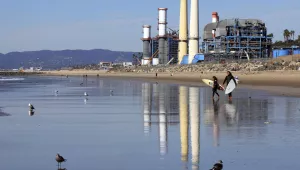 El Segundo Power Plant and beach