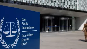Exterior view of the International Criminal Court 