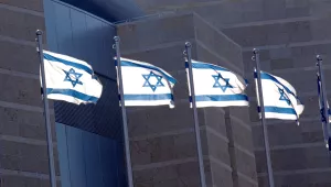Israeli flags