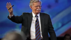 John Bolton arriving at the Conservative Political Action Conference 