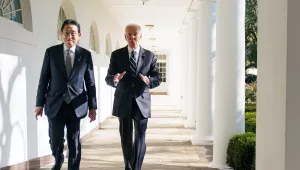 Fumio Kishida and Joe Biden