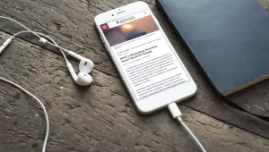 New website on mobile