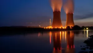 The Grohnde Nuclear Power Plant in Germany.