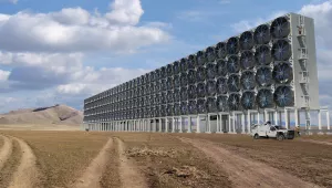 rendering of Carbon Engineering’s air capture design