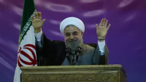 Rouhani reelection rally