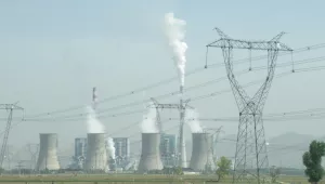 coal-fired power plant in Shuozhou, Shanxi, China