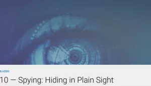 Spying: Hiding in Plain Sight 