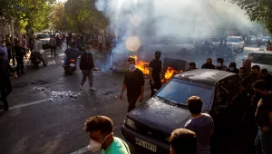 Iranians protests the death of 22-year-old Mahsa Amini 