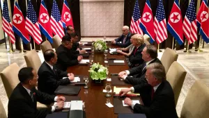 Meeting between U.S. and North Korean delegations