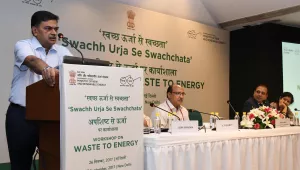 The Minister of State (I/C) for Power and New and Renewable Energy, Shri Raj Kumar Singh 
