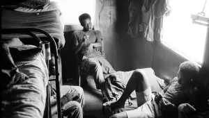 U.S. troops addicted to heroin sit together at an Army amnesty center 