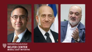 Tarek Masoud, Ehud Olmert, Nasser Al Qudwa
