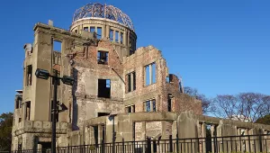 Genbaku, the Atomic Bomb Dome.