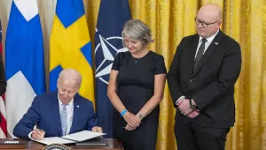 Following the onset of Russia's 2022 full-scale invasion of Ukraine, then-U.S. President Joseph Biden emerged as a strong supporter of Alliance membership for Finland and Sweden.