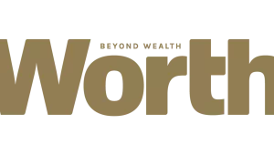 Worth magazine logo.