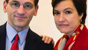 Headshot of Peter Baker and Susan Glasser