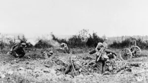 German mine-throwing troops