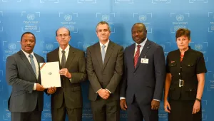 CTBT Group of Eminent Persons member Angela Kane at Swaziland’s ratification of the CTBT