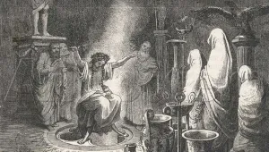 The Oracle of Delphi Entranced