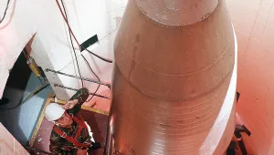 Minuteman III missile in silo