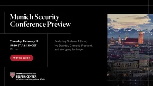 Munich Security Conference Preview 