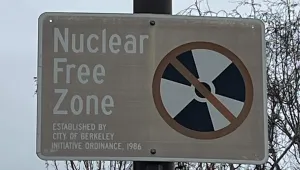 Nuclear Free Zone Sign