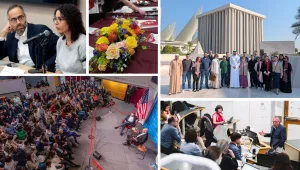 collage of key images from MEI events and activities