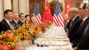 US and PRC delegation at the 2018 G20 Buenos Aires Summit 
