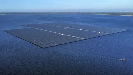 floating solar panels