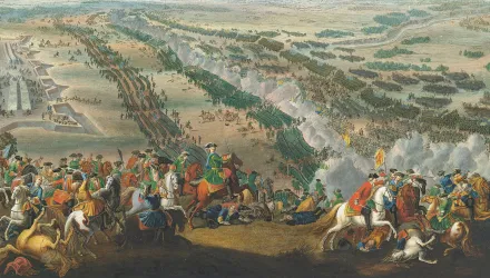 Battle of Poltava by Pierre-Denis Martin.