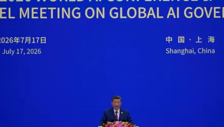 Chinese President on global AI governance 