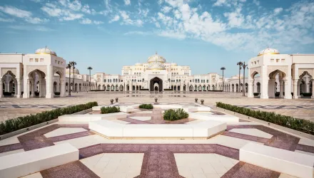 Qasr Al Watan Presidential Palace in Abu Dhabi, United Arab Emirates (UAE)