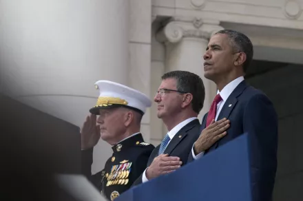 Gen. Josef Dunford, Ash Carter, and President Obama
