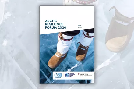 Cover of the Arctic Resilience Forum 2020 report.