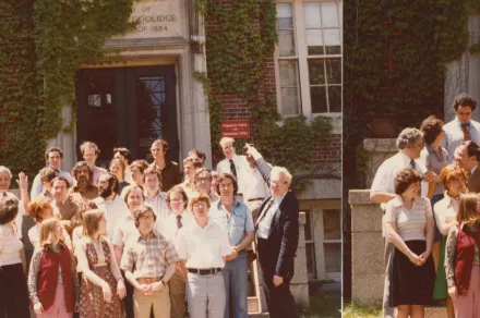 Two group photos of PSIA in 1978