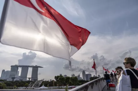 Singapore skyline, Saturday, July 22, 2023.