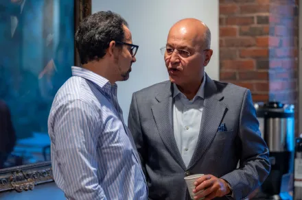 Barham Salih and David Patel