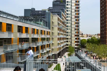 Via Verde, a LEED Gold, mixed-income housing development with roof garden