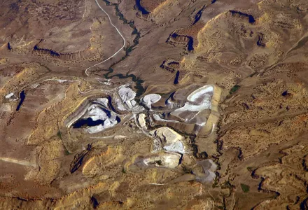 The St. Anthony uranium mine in northwest New Mexico, as seen in 2007.