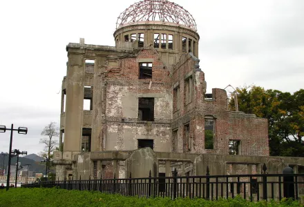 The Hiroshima Peace Memorial.