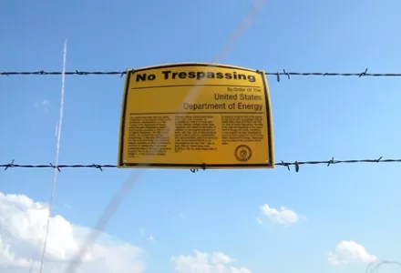Pantex Nuclear Weapons Facility Perimeter