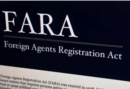 The U.S. Government's website for FARA.