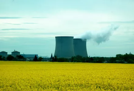 A nuclear power plant in France.
