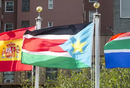 Flags of Member States Flying at UN Headquarters: South Sudan
