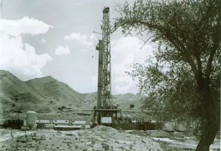 The Well number one (Masjed Soleyman Well) was first oil well in Iran. The well was drilled on January 23, 1908 by the Anglo-Persian Oil Company.